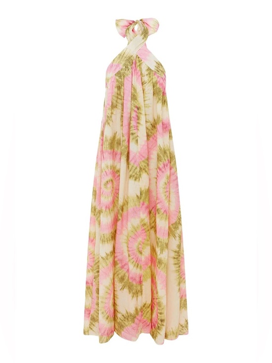 Alemais Dresses & Skirts - Alemais Flash Tie Neck Midi Dress - US 4